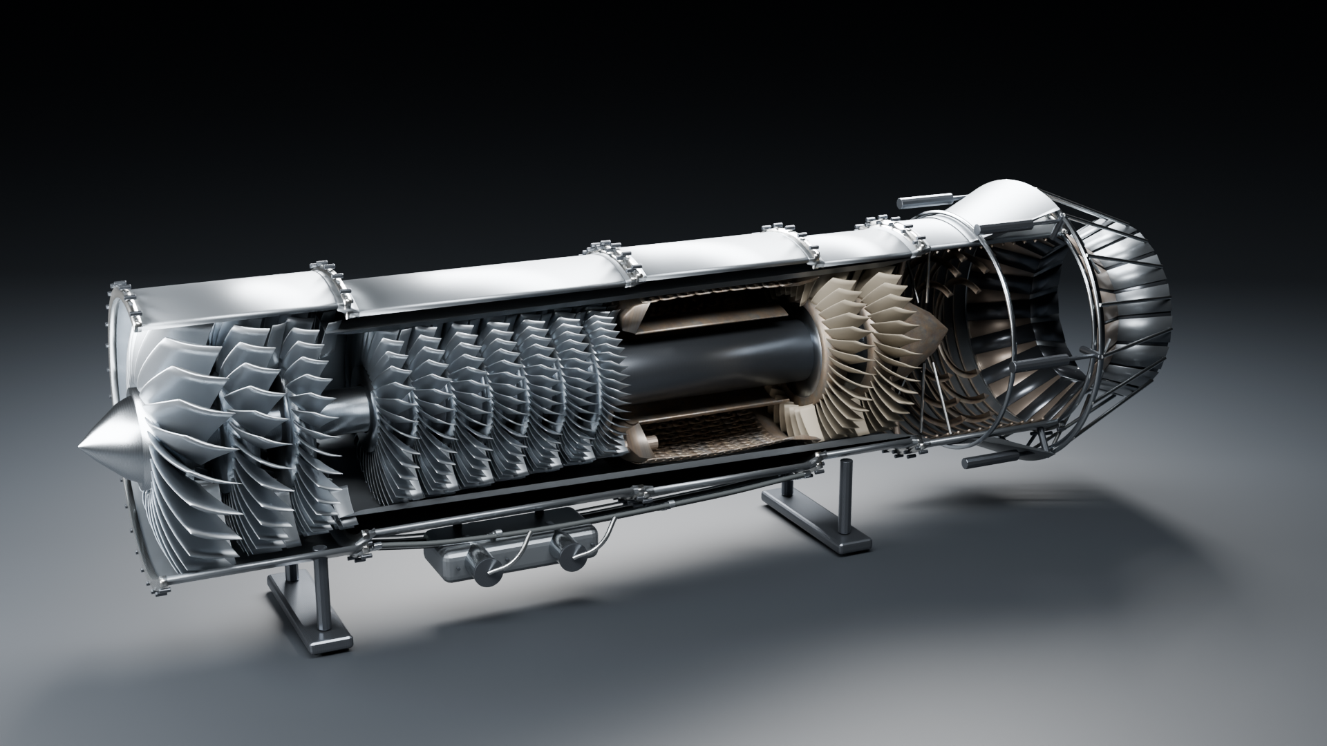 AD-5 original jet engine